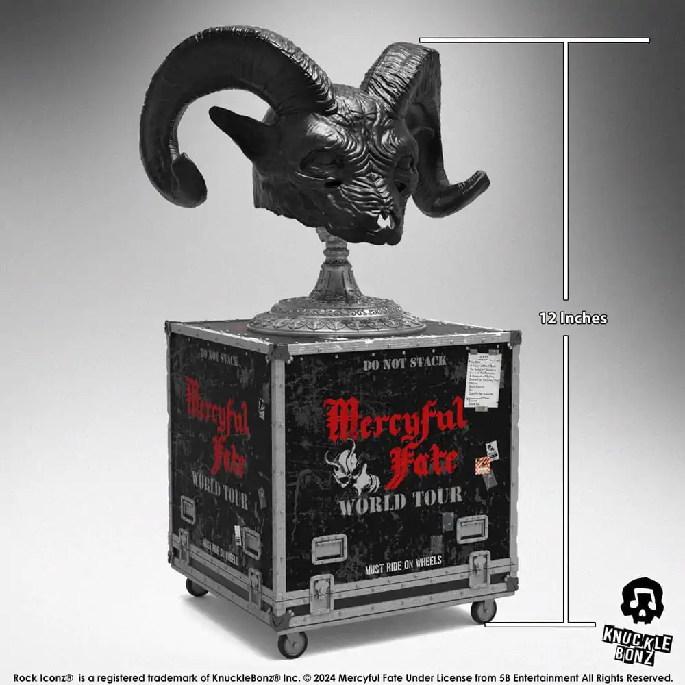 Mercyful Fate Rock Ikonz On Tour Road Case kip & Stage Mask Set World Tour fotografija izdelka