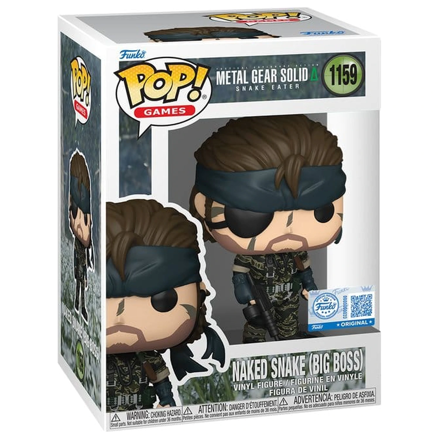 Metal Gear Funko POP! Games Vinilna figura Metal Gear Solid 3- Big Boss 9 cm fotografija izdelka