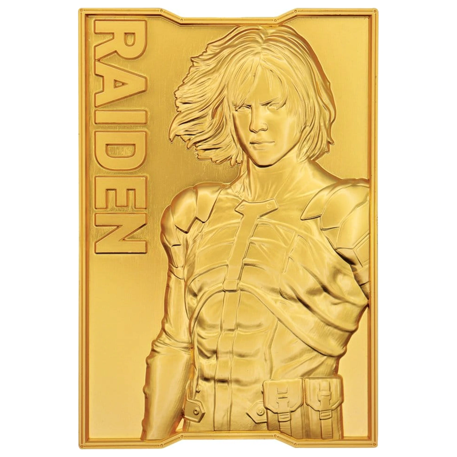 Metal Gear Solid 2 Ingot Raiden 24k pozlačen omejena izdaja fotografija izdelka