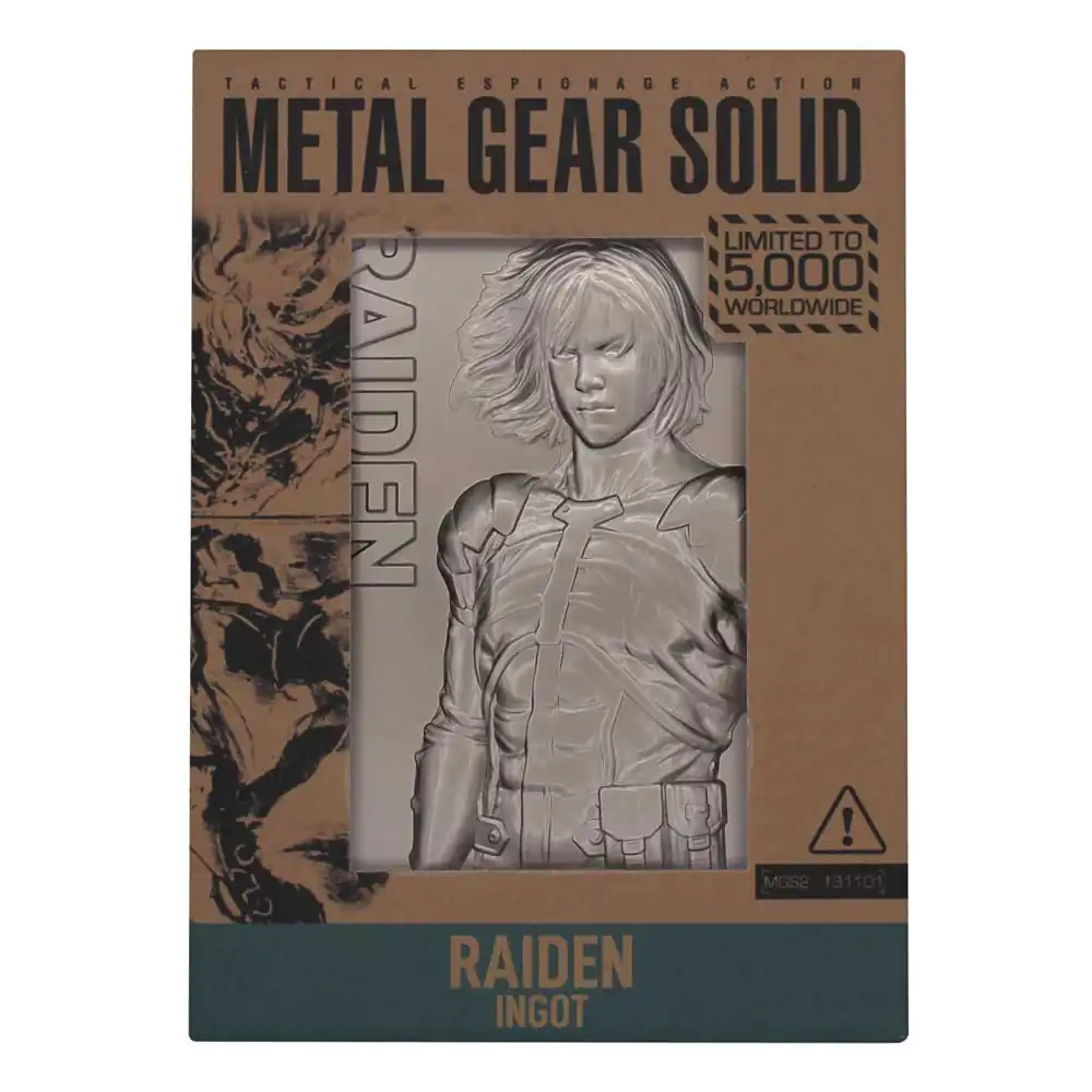 Metal Gear Solid 2 ingot Raiden Limited Edition fotografija izdelka