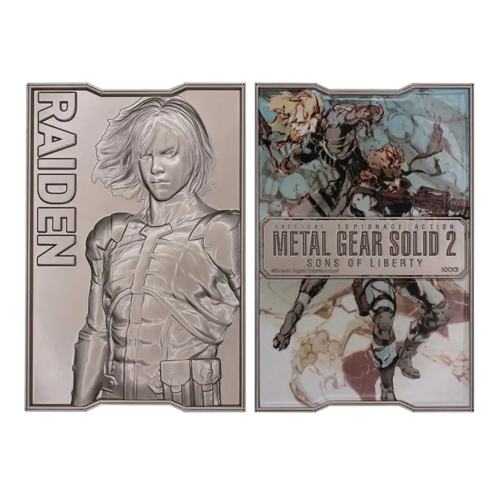 Metal Gear Solid 2 ingot Raiden Limited Edition fotografija izdelka