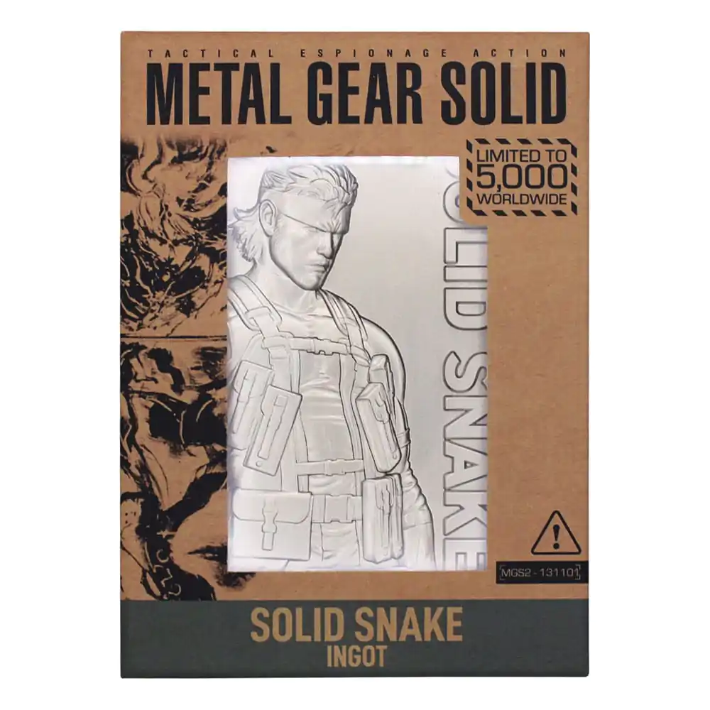 Metal Gear Solid 2 Ingot Kača Limited Edition fotografija izdelka