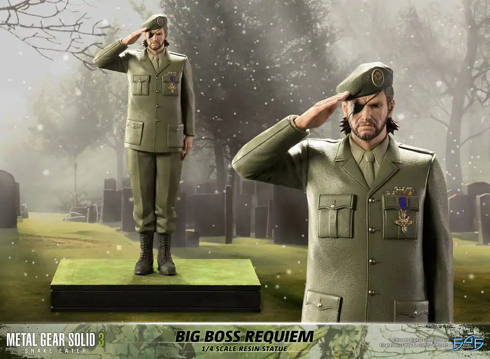 Metal Gear Solid 3: Snake Eater Kip 1/4 Big Boss Requiem 55 cm fotografija izdelka