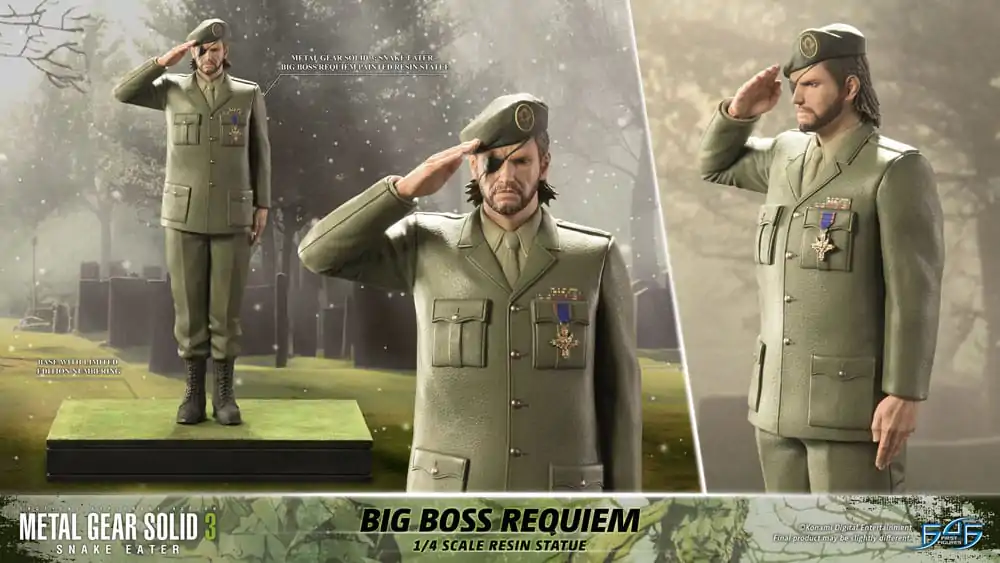 Metal Gear Solid 3: Snake Eater Kip 1/4 Big Boss Requiem 55 cm fotografija izdelka