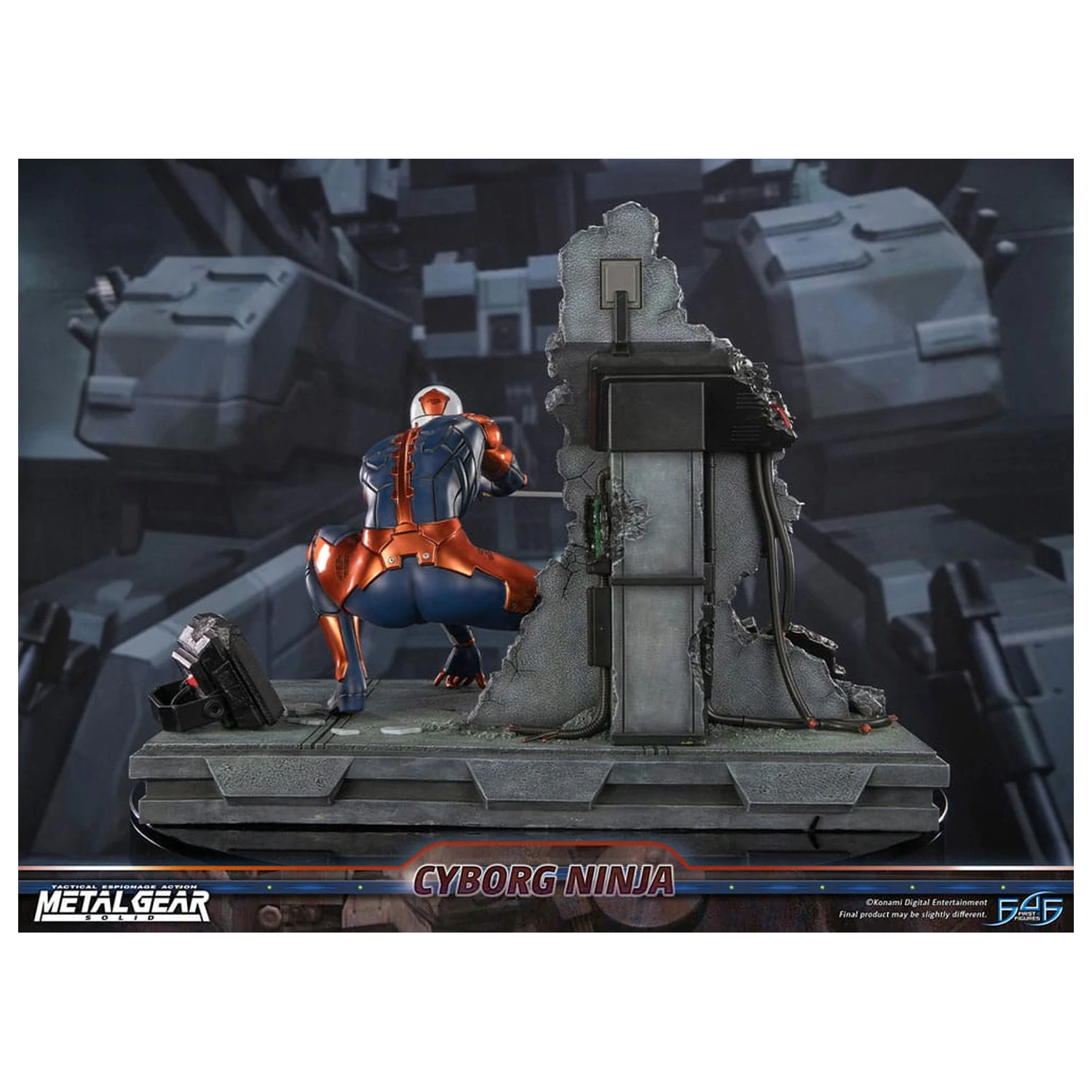 Metal Gear Solid Kip Cyborg Ninja (Gray Fox) 41 cm fotografija izdelka