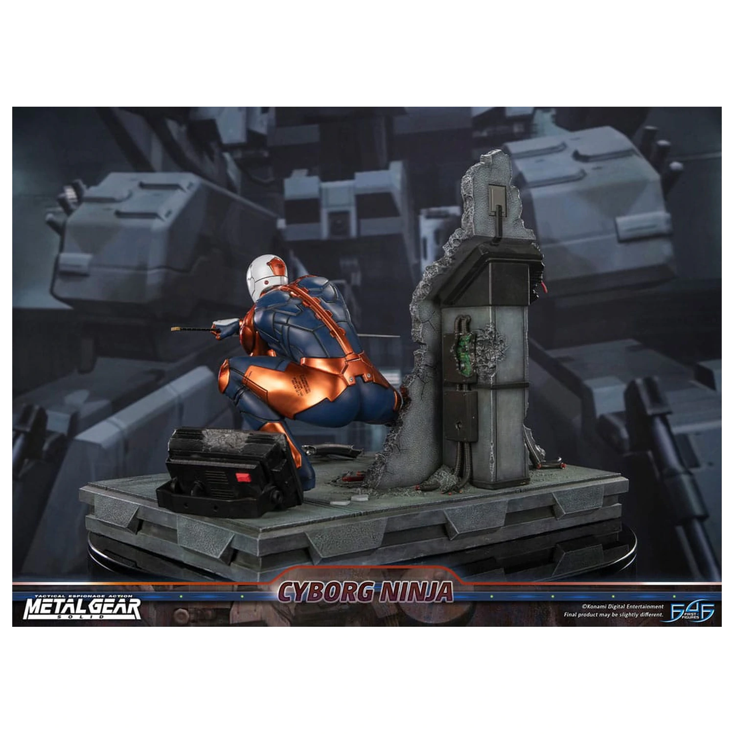 Metal Gear Solid Kip Cyborg Ninja (Gray Fox) 41 cm fotografija izdelka
