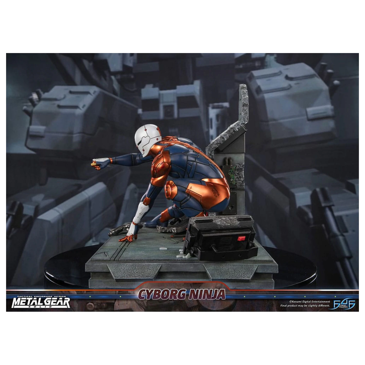 Metal Gear Solid Kip Cyborg Ninja (Gray Fox) 41 cm fotografija izdelka