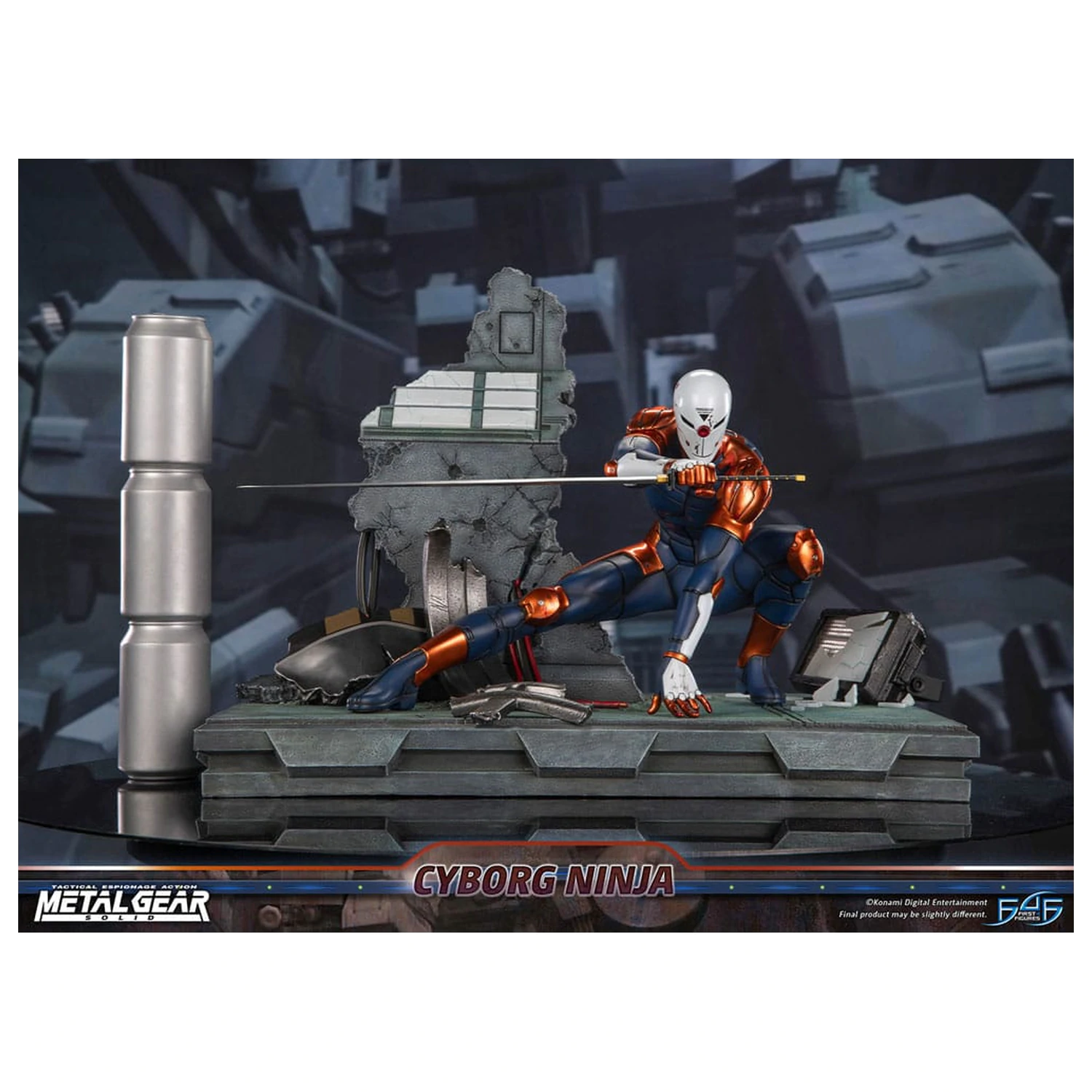 Metal Gear Solid Kip Cyborg Ninja (Gray Fox) 41 cm fotografija izdelka