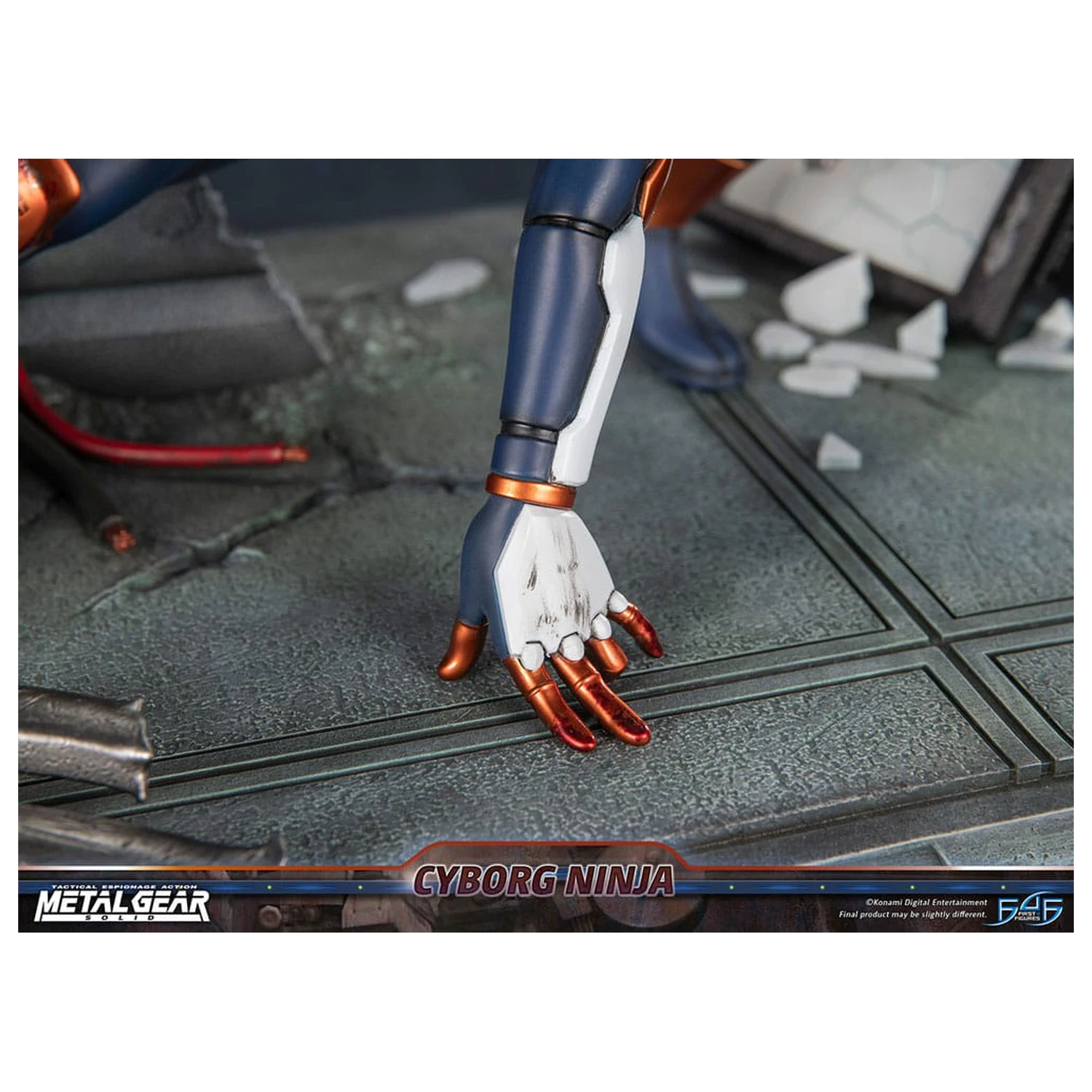 Metal Gear Solid Kip Cyborg Ninja (Gray Fox) 41 cm fotografija izdelka