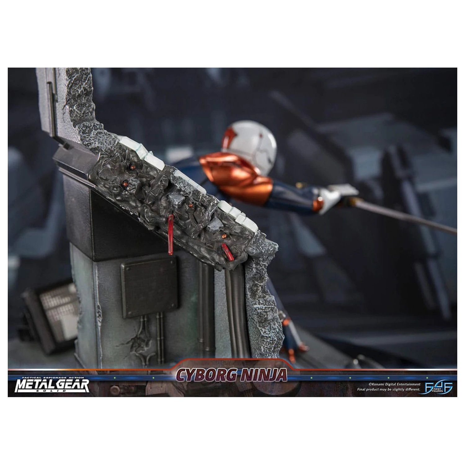 Metal Gear Solid Kip Cyborg Ninja (Gray Fox) 41 cm fotografija izdelka