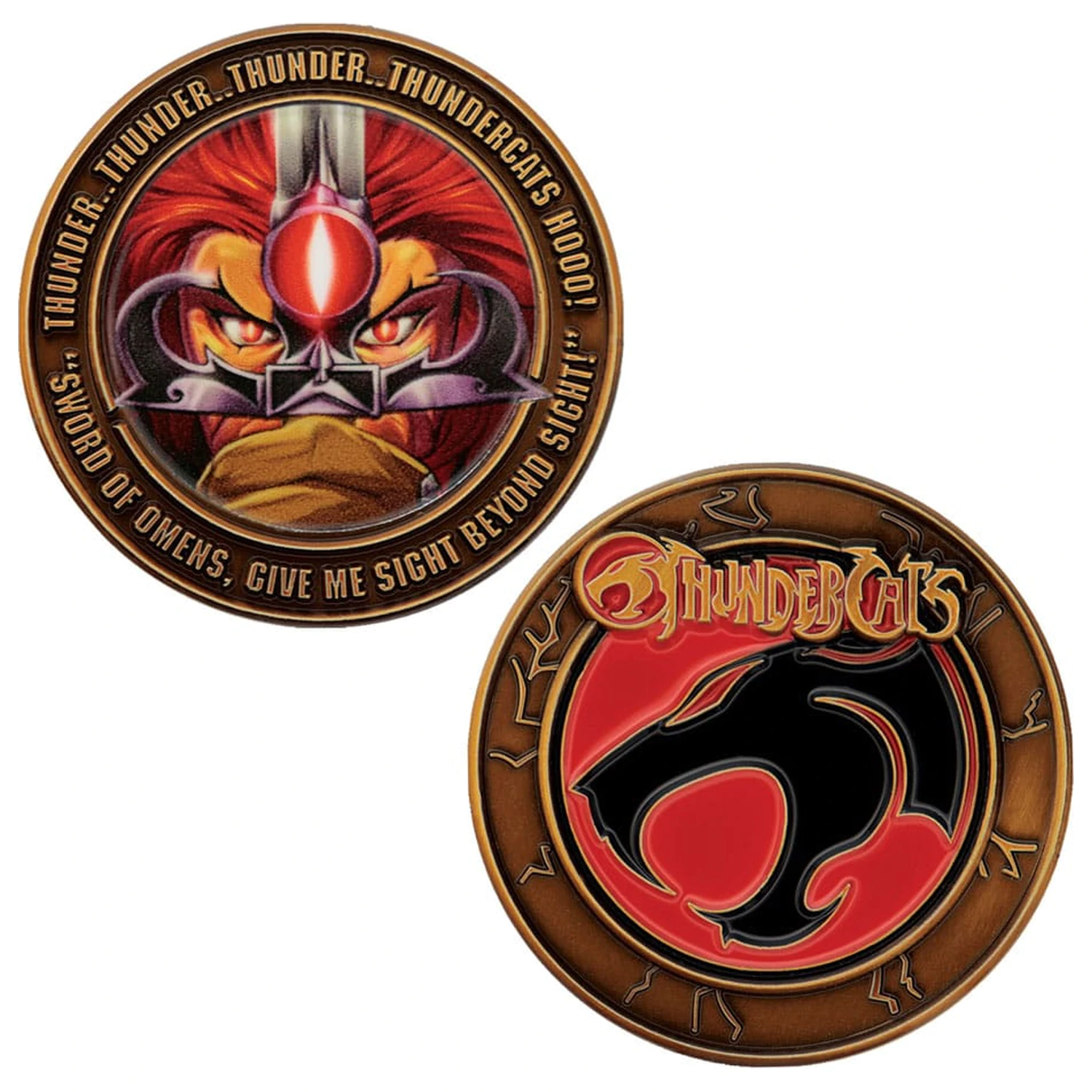ThunderCats Zbirateljski kovanec Lion-O 40th Anniversary Limited Edition fotografija izdelka