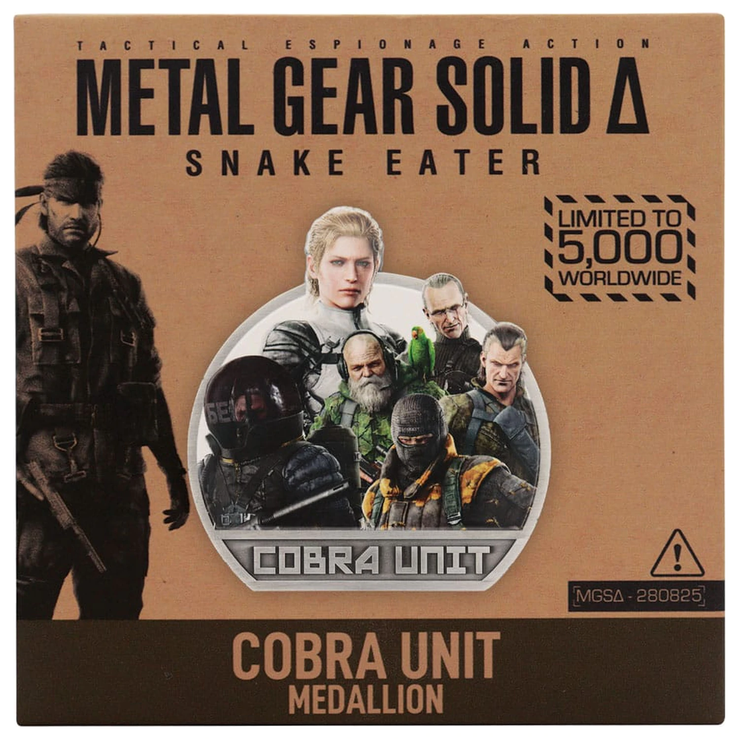 Metal Gear Solid Delta medaljon Cobra Unit omejena izdaja fotografija izdelka