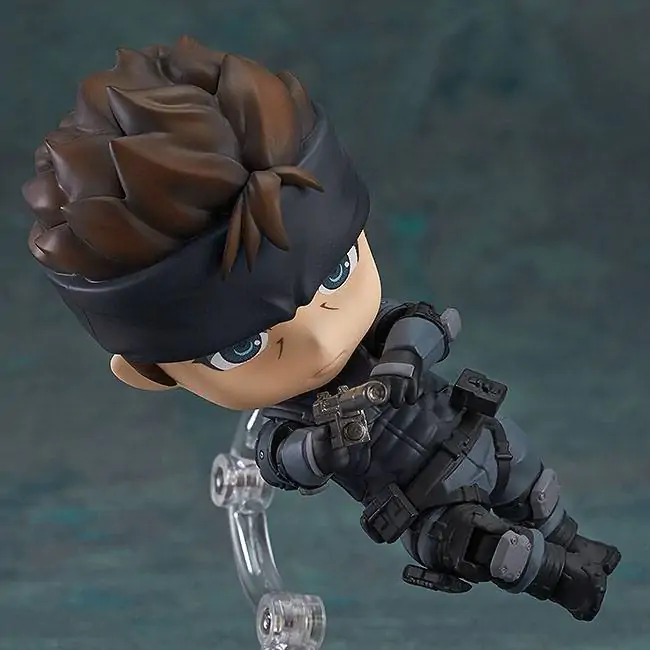 Metal Gear Solid Nendoroid akcijska figura Solid Snake (ponatis) 10 cm fotografija izdelka