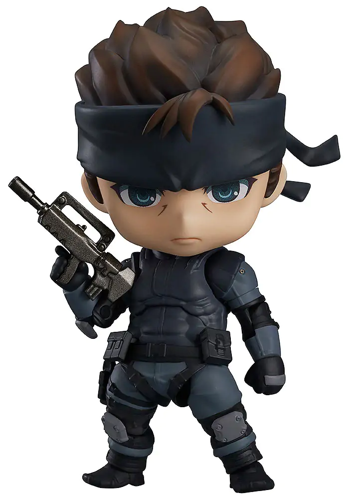 Metal Gear Solid Nendoroid akcijska figura Solid Snake (ponatis) 10 cm fotografija izdelka