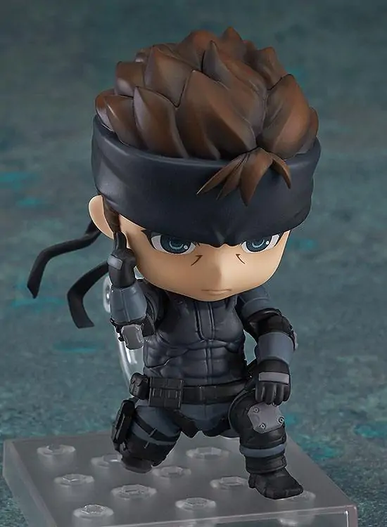 Metal Gear Solid Nendoroid akcijska figura Solid Snake (ponatis) 10 cm fotografija izdelka