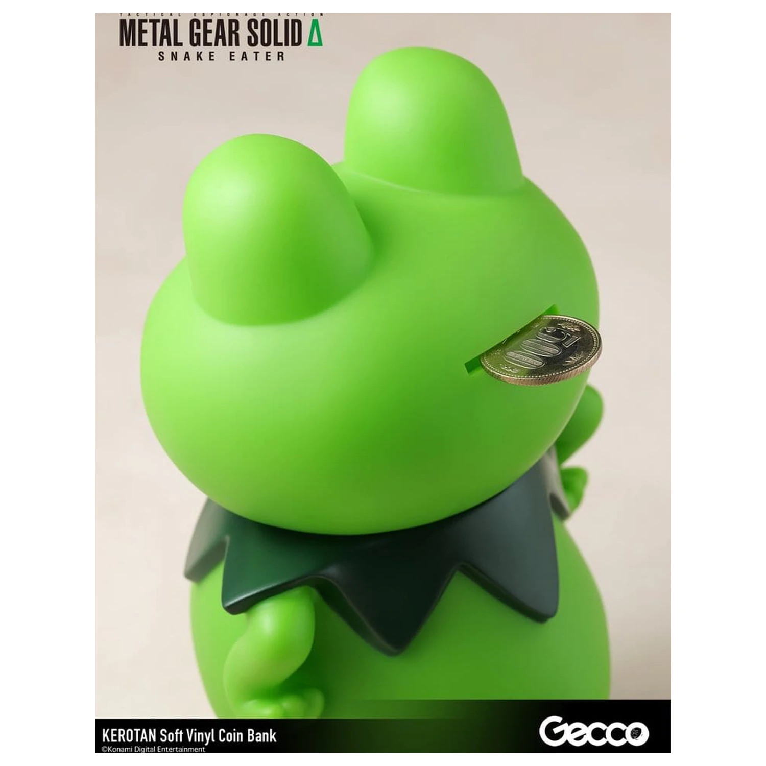 Metal Gear Solid Snake Eater mehka vinilna banka Kerotan 21 cm fotografija izdelka