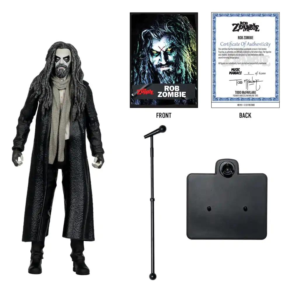 Akcijska figura Metal Music Maniacs Wave 2 Rob Zombie 15 cm fotografija izdelka