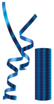 Kovinsko moder streamer fotografija izdelka