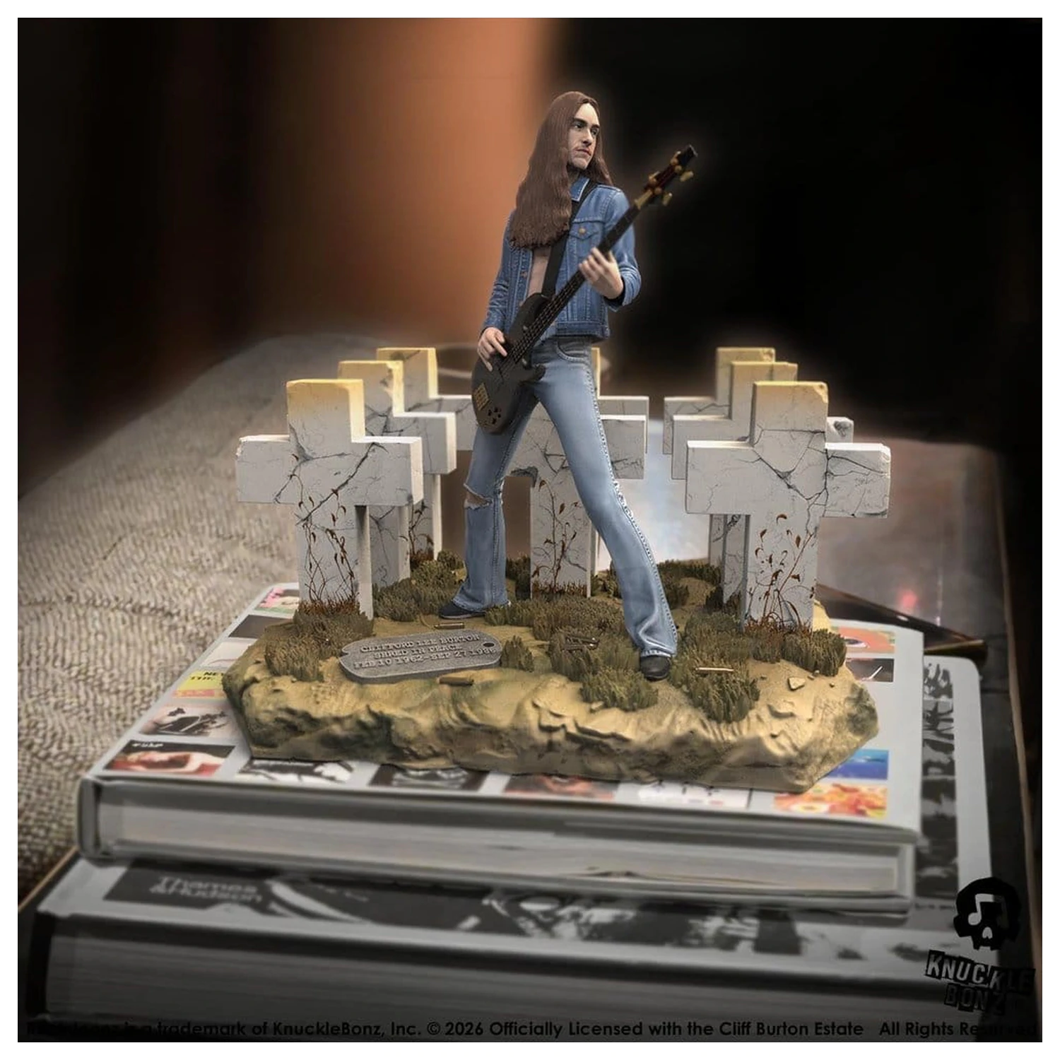 Metallica Rock Iconz figurica Cliff Burton III 21 cm fotografija izdelka
