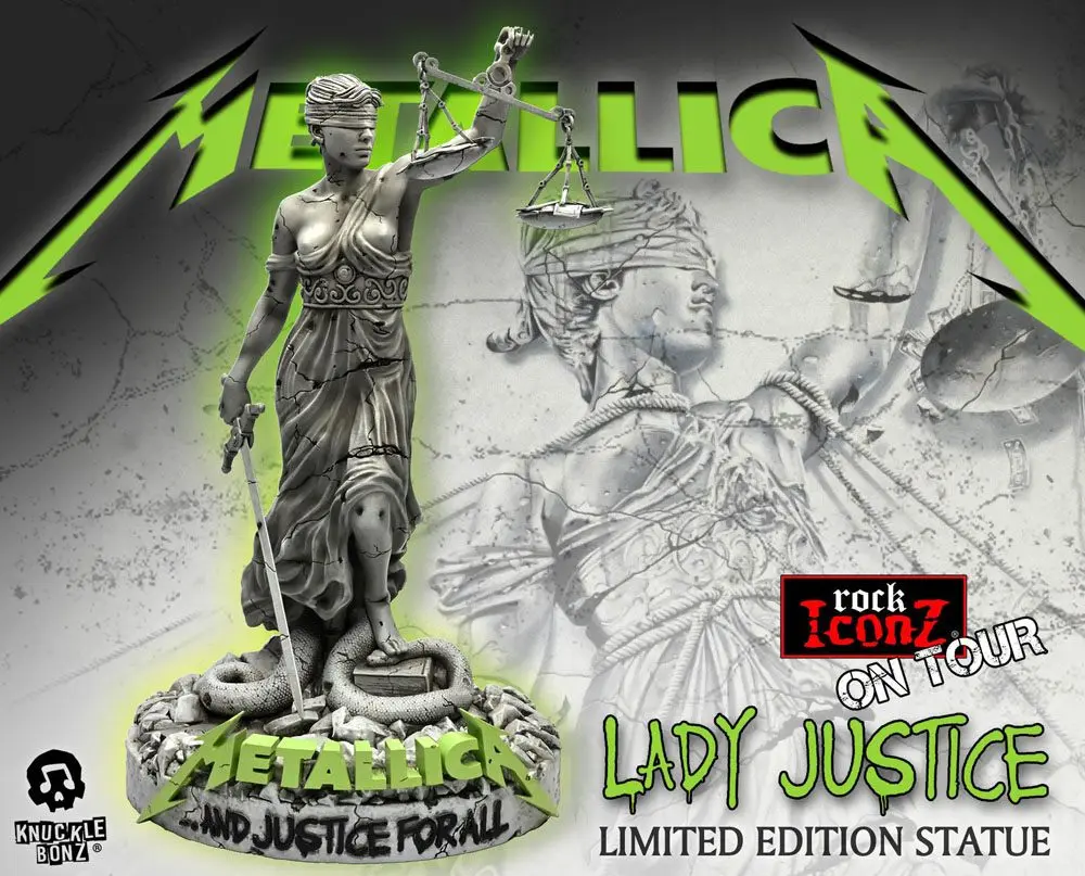 Metallica Rock Ikonz On Tour Kip Lady Justice fotografija izdelka