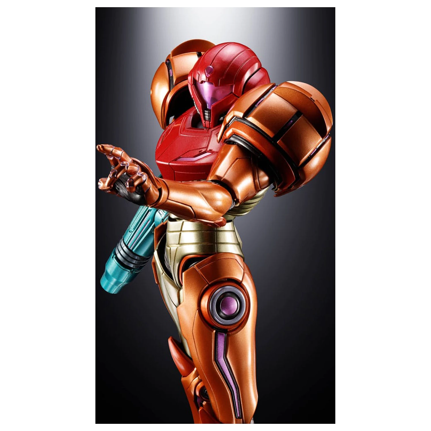 Metroid Prime 4: Beyond Diecast akcijska figura Samus Aran LED 21 cm fotografija izdelka