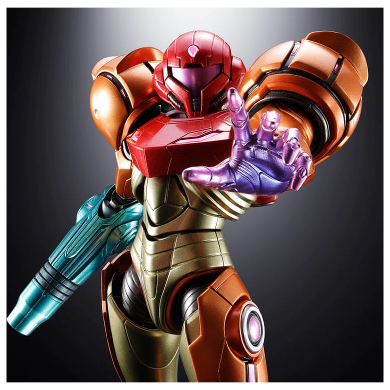 Metroid Prime 4: Beyond Diecast akcijska figura Samus Aran LED 21 cm fotografija izdelka