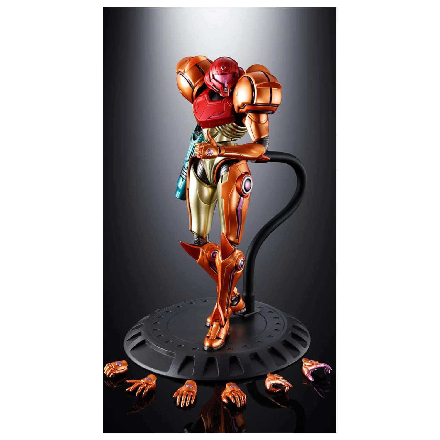 Metroid Prime 4: Beyond Diecast akcijska figura Samus Aran LED 21 cm fotografija izdelka
