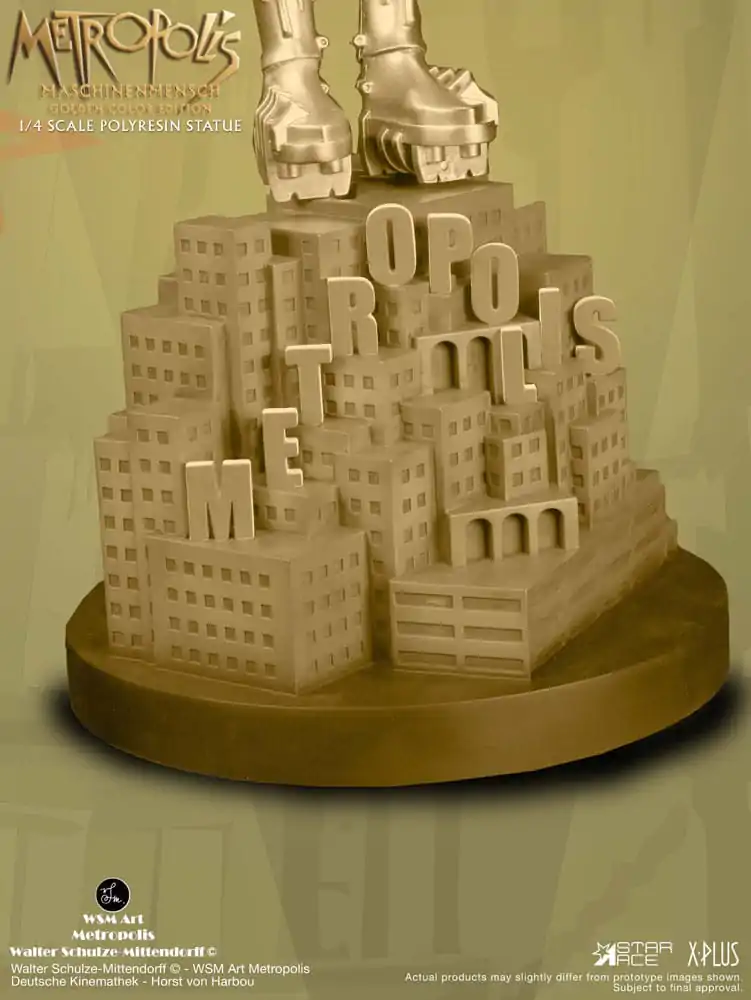 Kip Metropolis 1/4 Maschinenmensch kovinsko zlata barva 40 cm fotografija izdelka