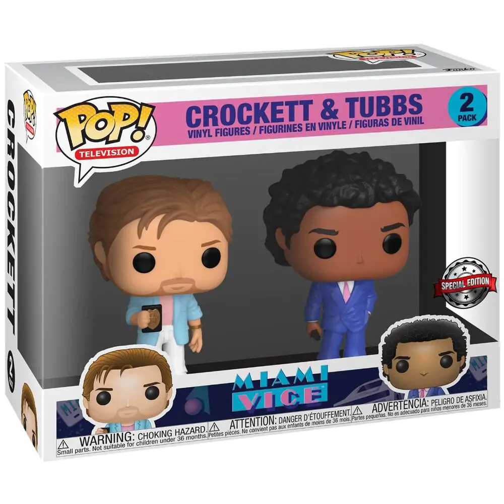 Miami Vice POP! Vinyl figurice, set 2 figur Crockett & Tubbs 9 cm fotografija izdelka