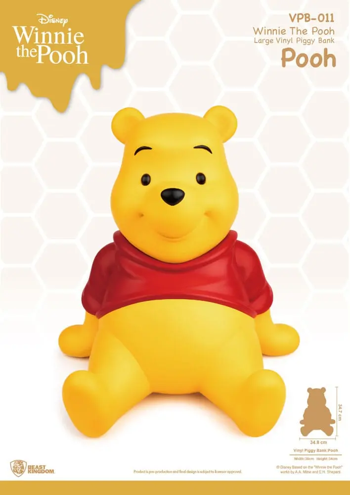 Winnie The Pooh Piggy Vinil Banka Winnie 35 cm fotografija izdelka