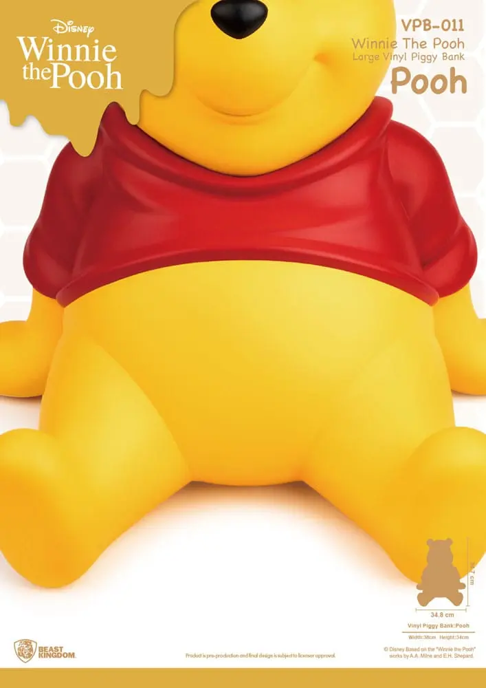 Winnie The Pooh Piggy Vinil Banka Winnie 35 cm fotografija izdelka