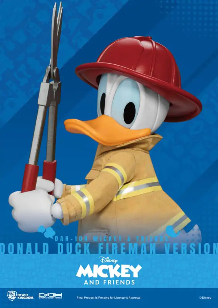 Mickey & Friends Dynamic 8ction Heroes akcijska figura 1/9 Donald Duck Fireman Ver. 24 cm fotografija izdelka