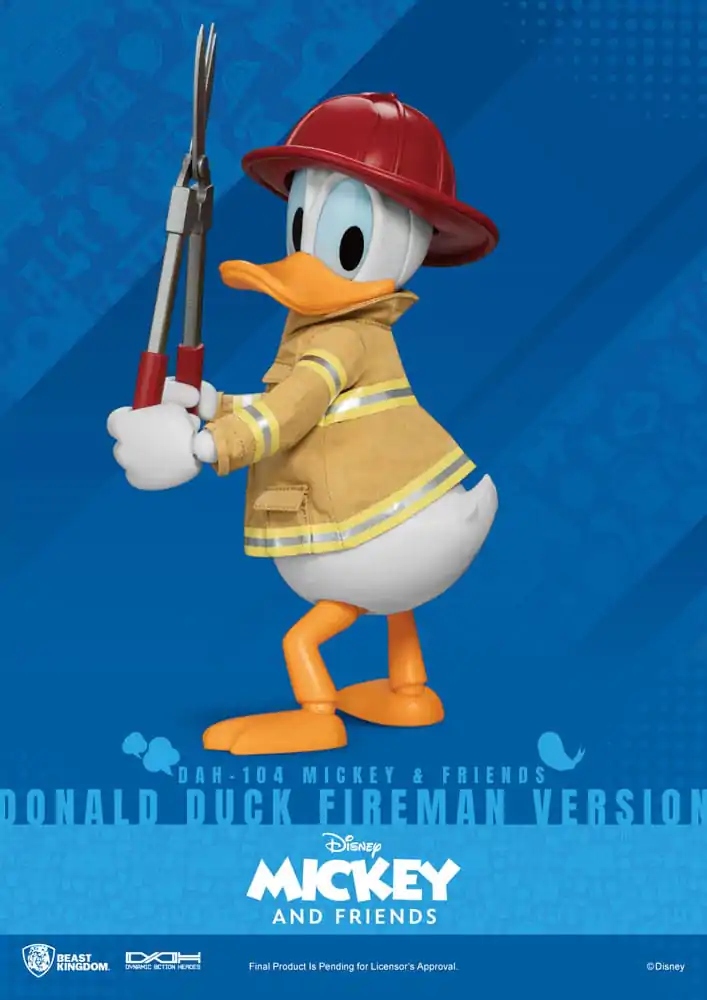 Mickey & Friends Dynamic 8ction Heroes akcijska figura 1/9 Donald Duck Fireman Ver. 24 cm fotografija izdelka