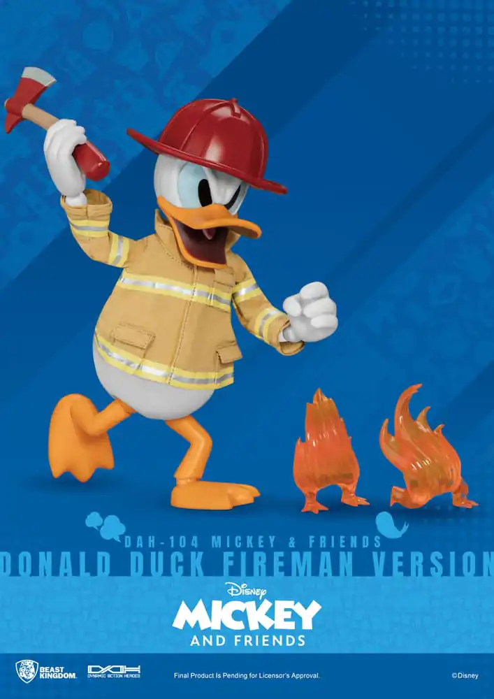 Mickey & Friends Dynamic 8ction Heroes akcijska figura 1/9 Donald Duck Fireman Ver. 24 cm fotografija izdelka