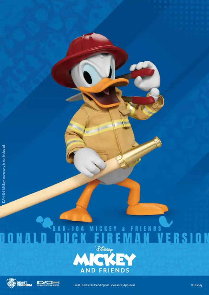 Mickey & Friends Dynamic 8ction Heroes akcijska figura 1/9 Donald Duck Fireman Ver. 24 cm fotografija izdelka