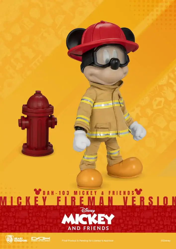 Mickey & Friends Dynamic 8ction Heroes akcijska figura 1/9 Mickey Fireman Ver. 24 cm fotografija izdelka