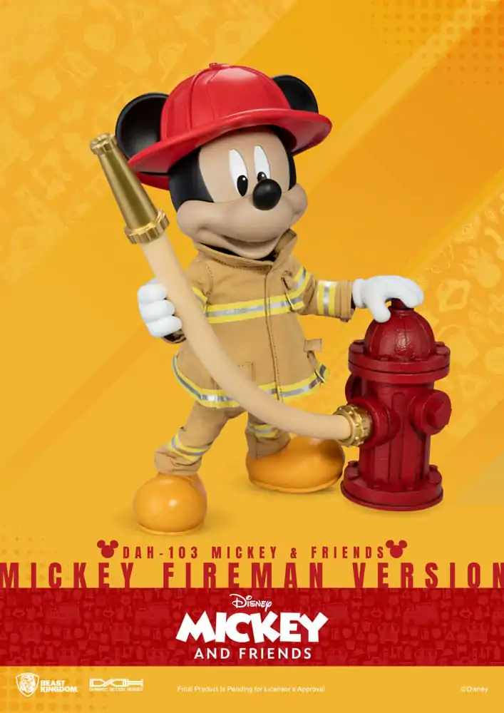 Mickey & Friends Dynamic 8ction Heroes akcijska figura 1/9 Mickey Fireman Ver. 24 cm fotografija izdelka