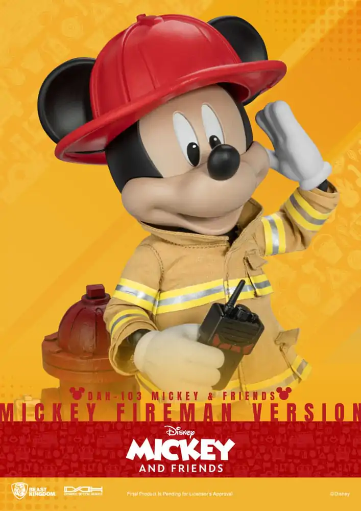 Mickey & Friends Dynamic 8ction Heroes akcijska figura 1/9 Mickey Fireman Ver. 24 cm fotografija izdelka