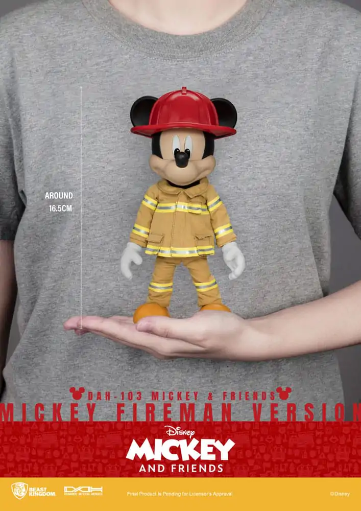 Mickey & Friends Dynamic 8ction Heroes akcijska figura 1/9 Mickey Fireman Ver. 24 cm fotografija izdelka