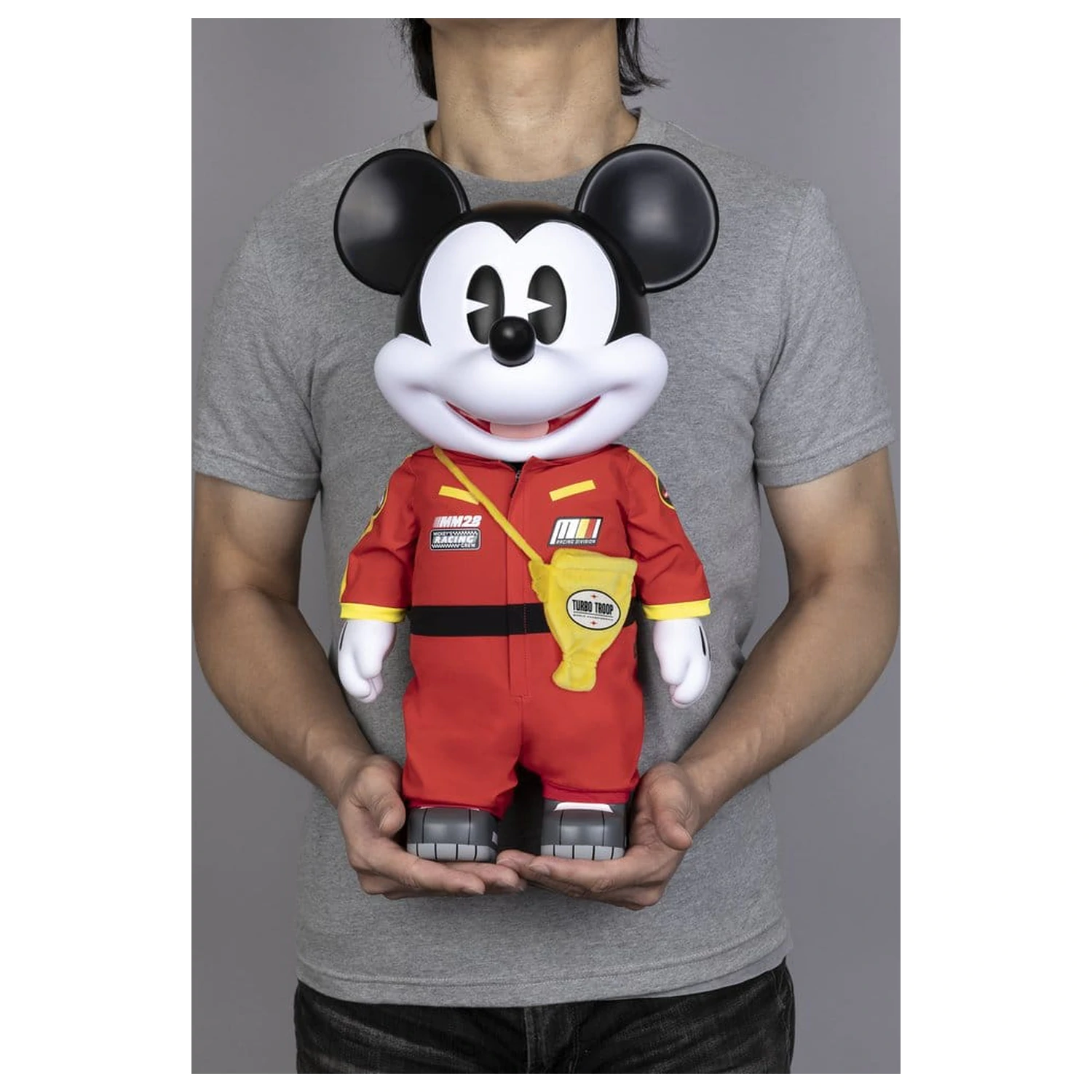 Mickey and Friends vinilna hranilnik SYAKING-BANG!! Funkcionalna figurica dirkalnik Micky 48 cm fotografija izdelka