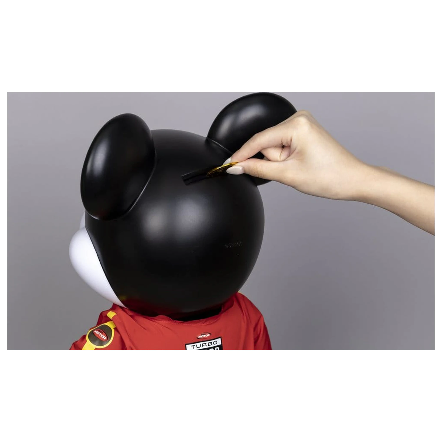 Mickey and Friends vinilna hranilnik SYAKING-BANG!! Funkcionalna figurica dirkalnik Micky 48 cm fotografija izdelka