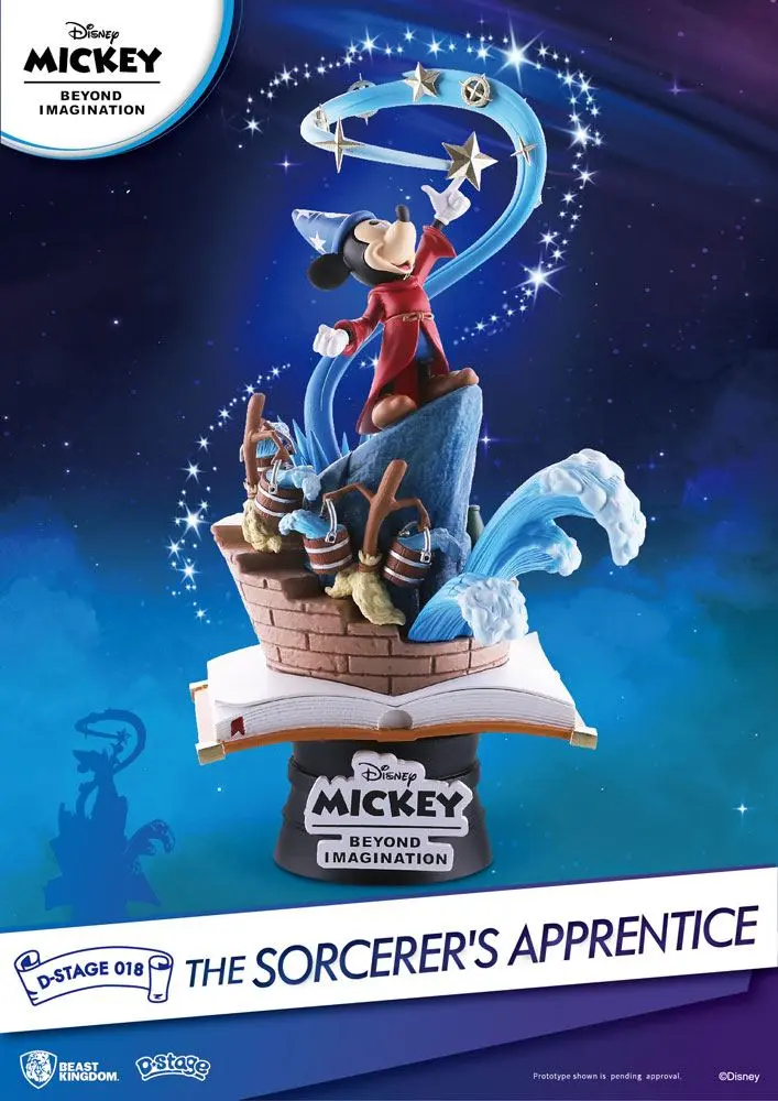 Mickey Beyond Imagination D-Stage PVC Diorama The Sorcerer's Apprentice 15 cm fotografija izdelka