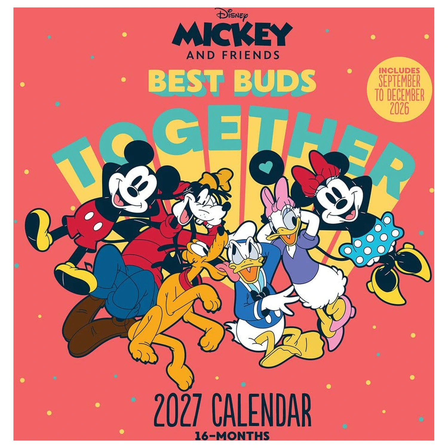 Mickey & Friends Koledar 2027 30 x 30 cm fotografija izdelka