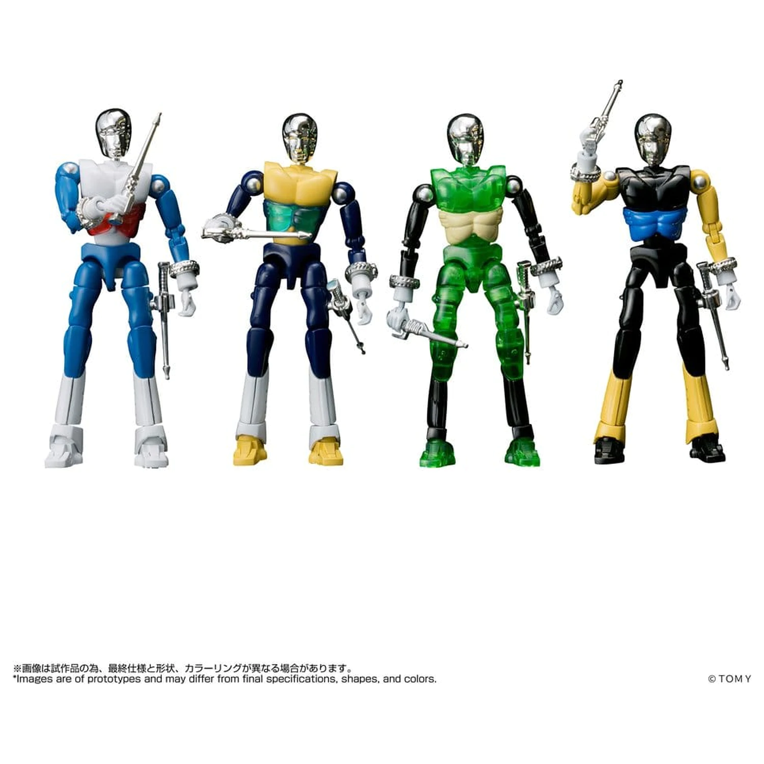 Microman Legacysoul akcijske figure komplet 4 kosi SPYM M14X Set fotografija izdelka