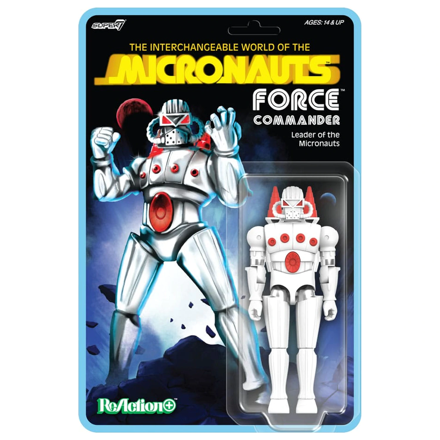 Micronauts ReAction+ Akcijska figura Force Commander 9 cm fotografija izdelka