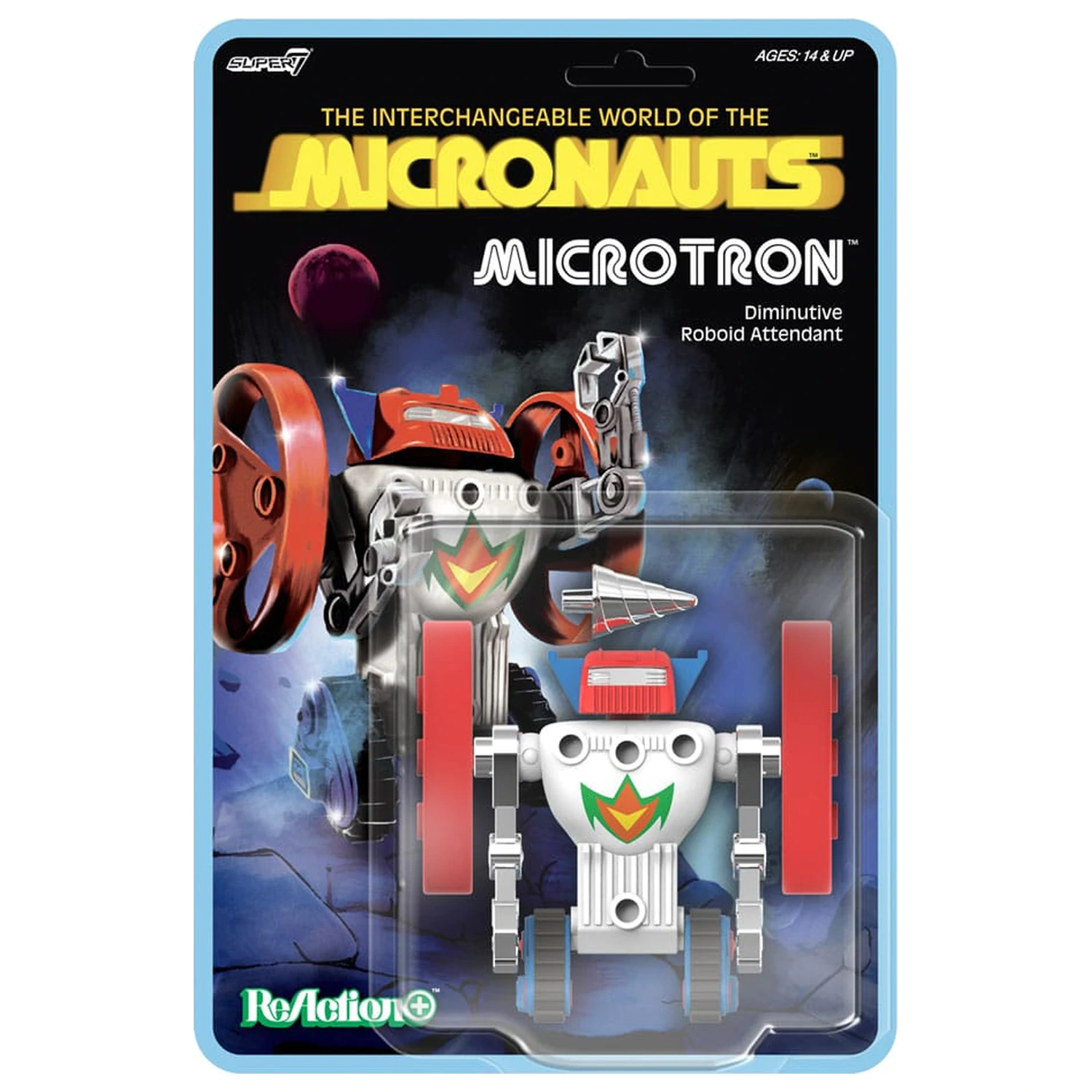Micronauts ReAction+ akcijska figura Microtron 9 cm fotografija izdelka