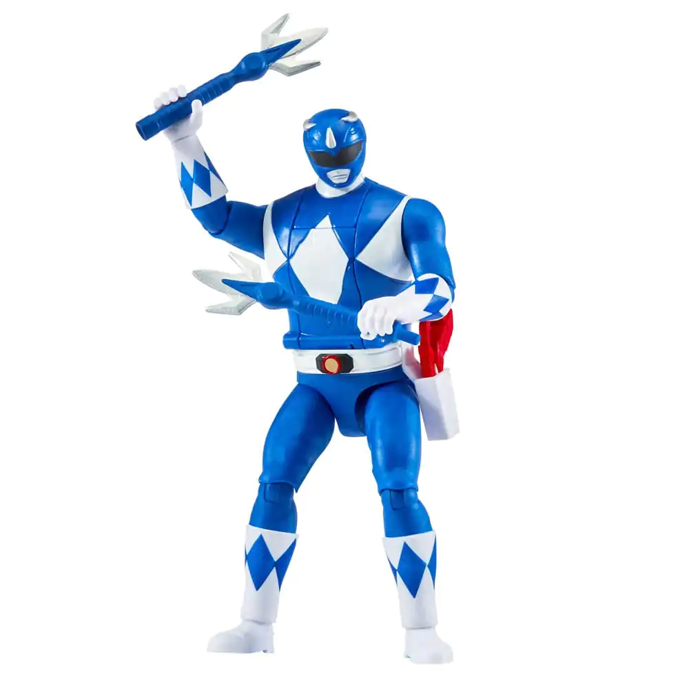 Mighty Morphin Power Rangers Action Figure Auto-Morphin Blue Ranger 12 cm Akcijska Figura fotografija izdelka