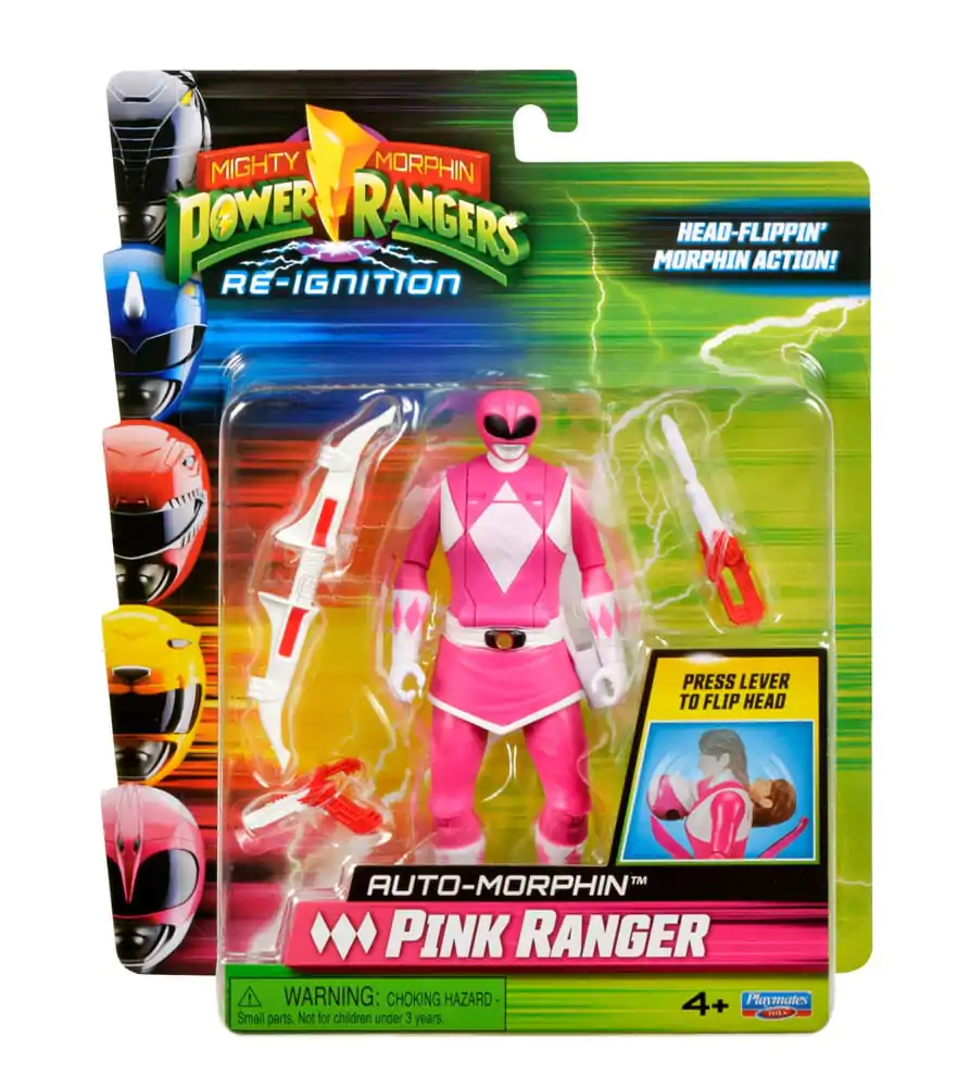 Mighty Morphin Power Rangers Action Figure Auto-Morphin Pink Ranger 12 cm akcijska figura fotografija izdelka