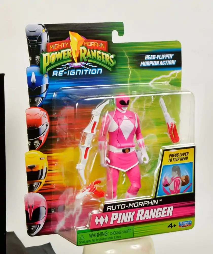 Mighty Morphin Power Rangers Action Figure Auto-Morphin Pink Ranger 12 cm akcijska figura fotografija izdelka