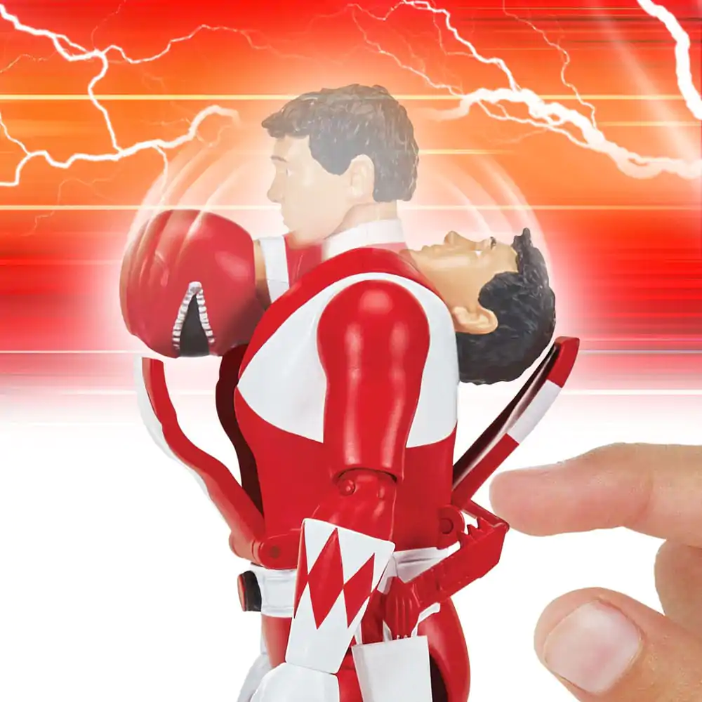 Mighty Morphin Power Rangers Action Figure Auto-Morphin Red Ranger 12 cm akcijska figura fotografija izdelka